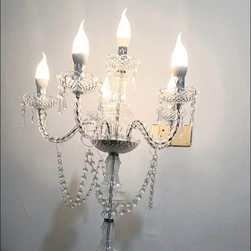 Lighting Decoration Ideas - Modern Luxury Candle Lamps Wedding Centerpieces