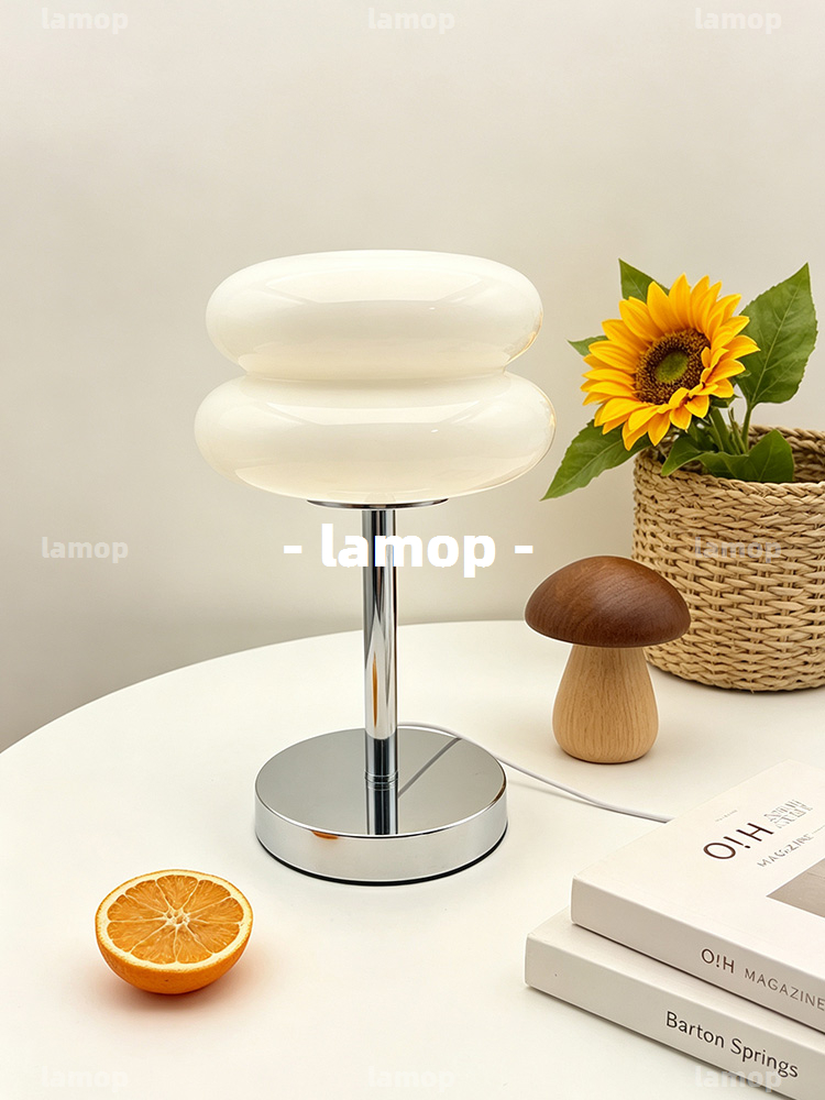 Bauhaus Cream‑Globe Table Lamp - Decor Lighting Lamps ulasan dan harga