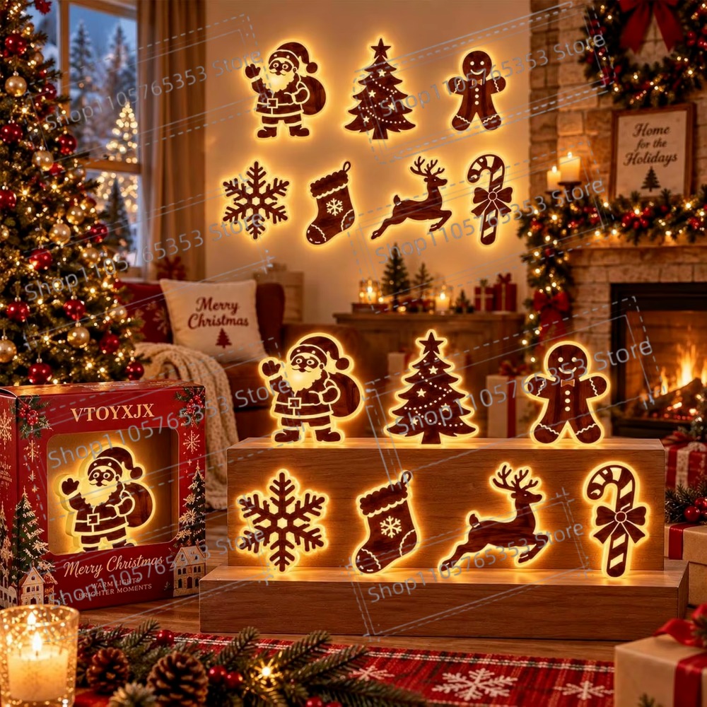 2027 Reindeer Glow Christmas D - Lighting Christmas Decor ulasan dan harga