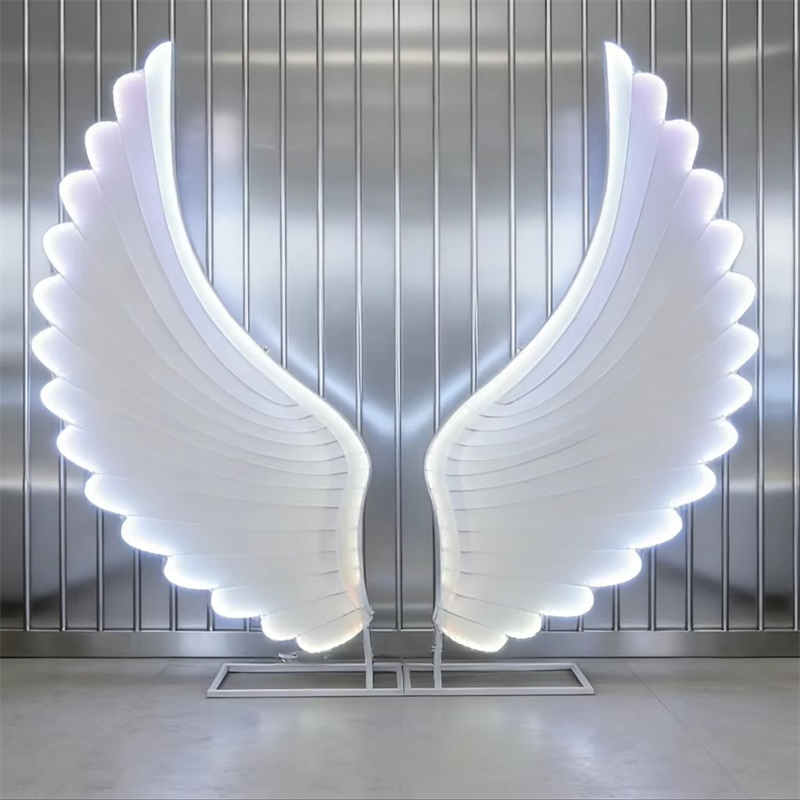 Glowing Angel Wings Light Prop - Lighting Decoration Ideas ulasan dan harga