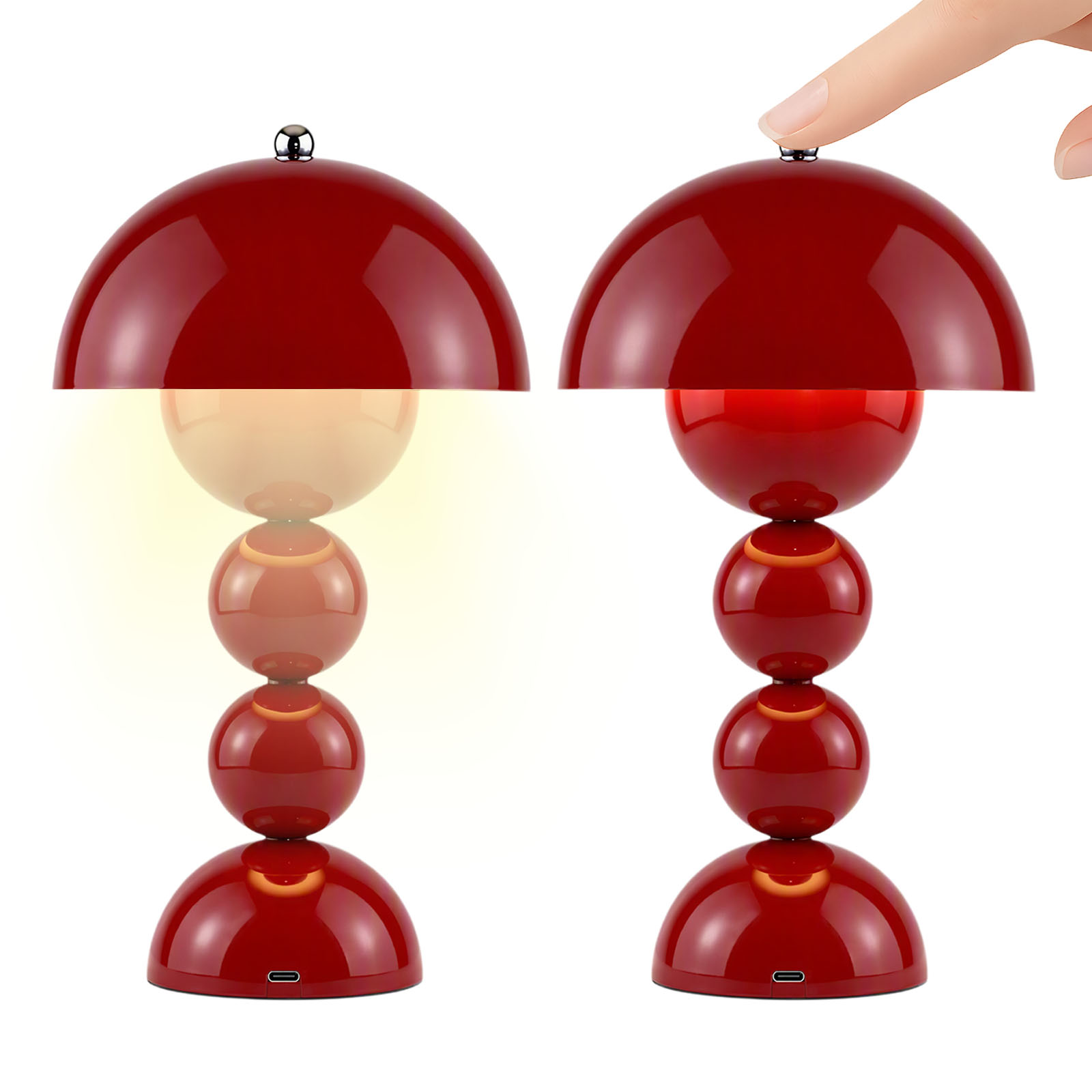 USB Mushroom Bud LED Table Lam - Decor Lighting Lamps ulasan dan harga