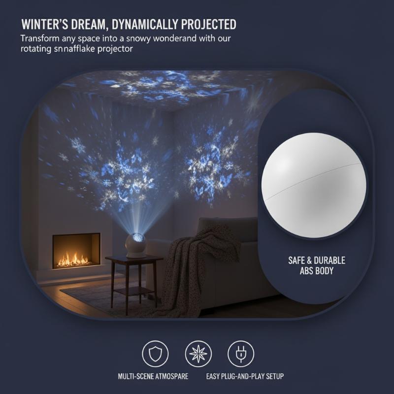 Christmas LED Snowflake Projec - Lighting Christmas Decor ulasan dan harga